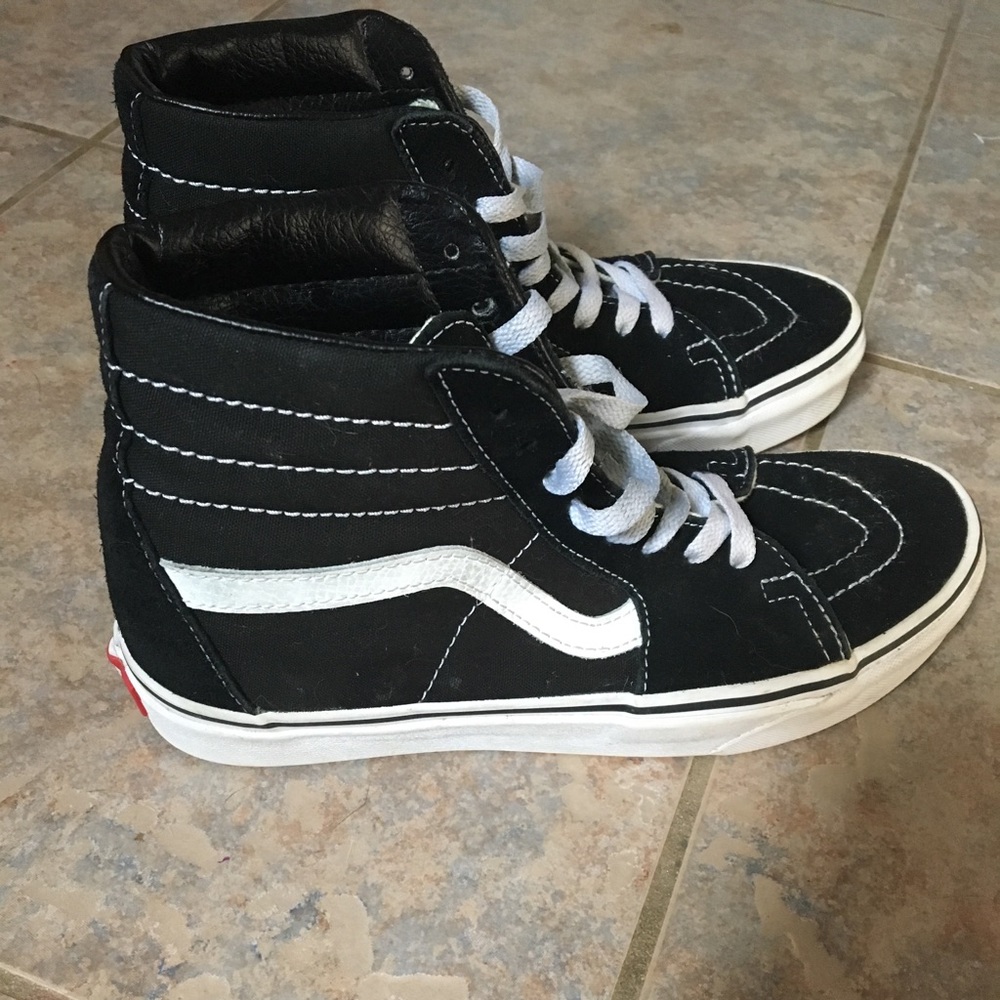 Black Hi Top Vans